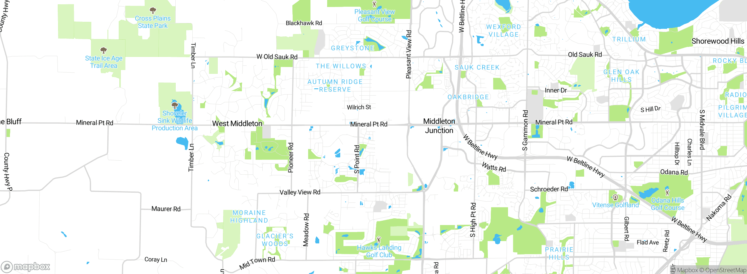Map showing approximate location