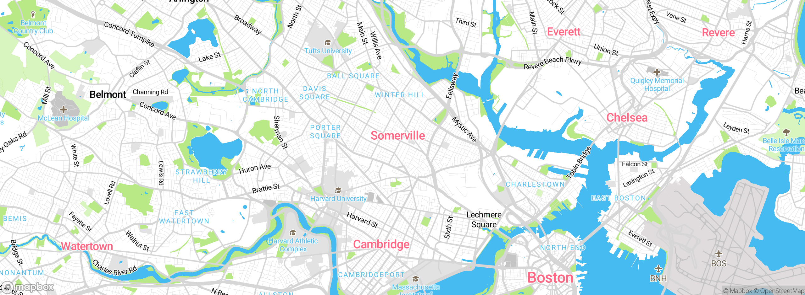 Map showing approximate location