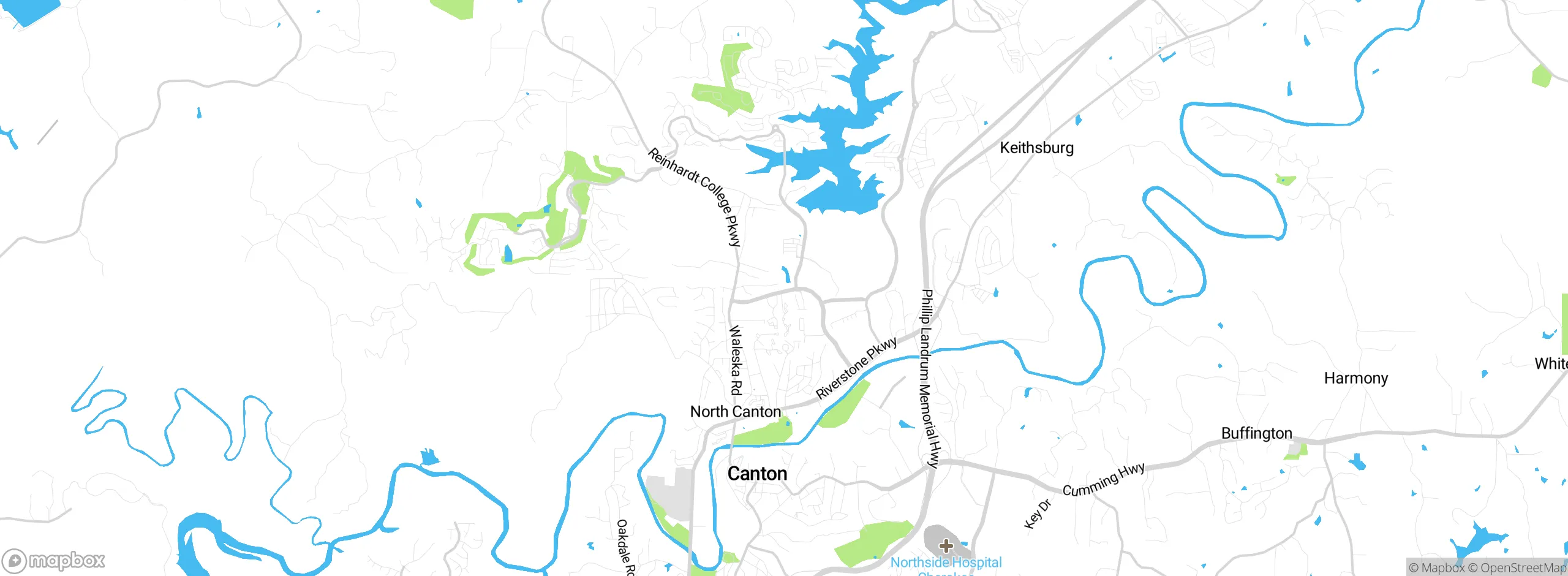 Map showing approximate location