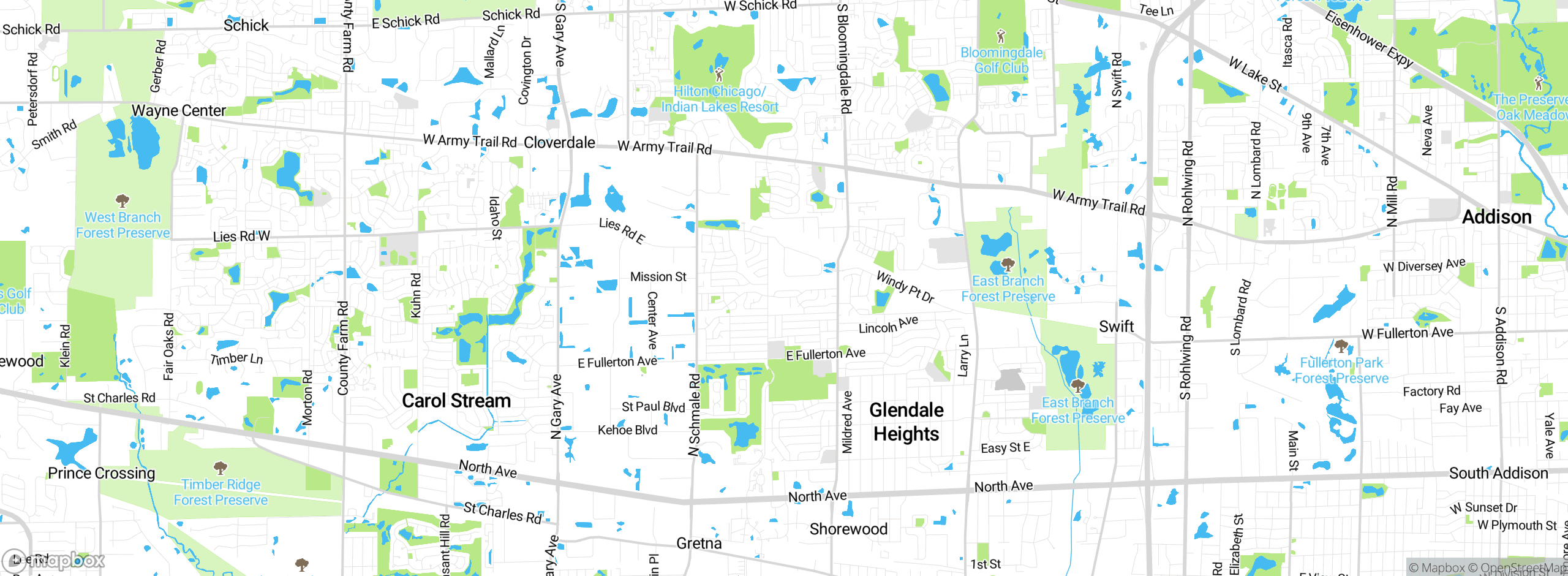 Map showing approximate location