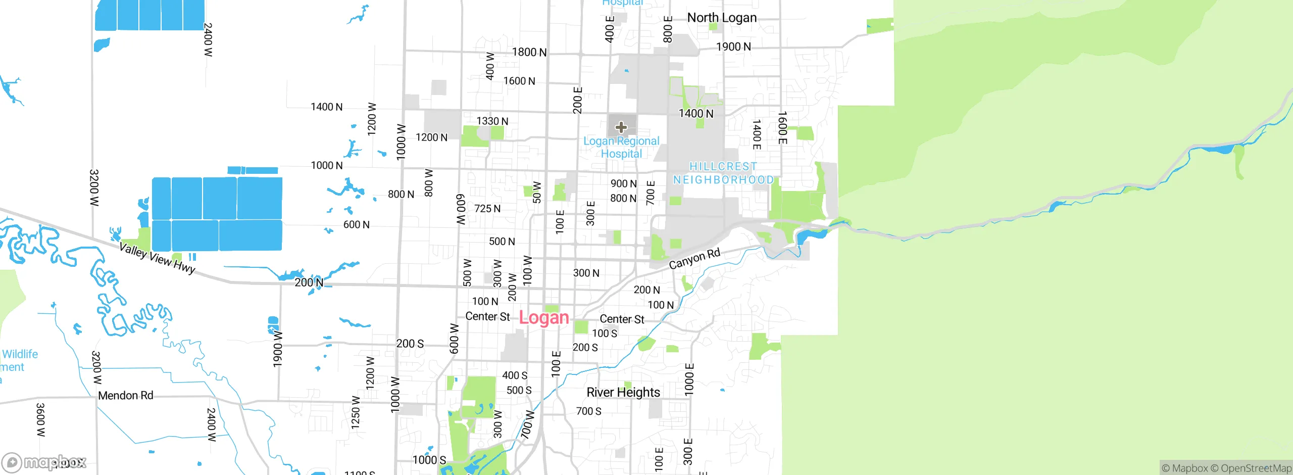 Map showing approximate location
