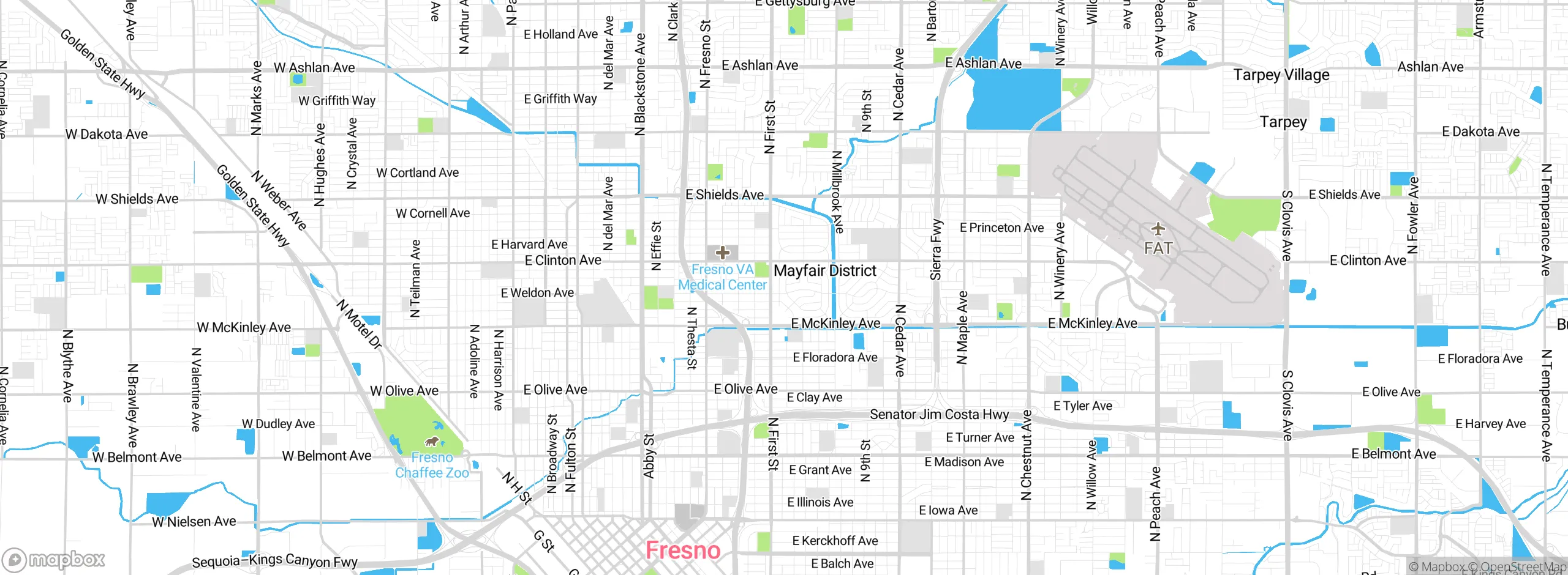 Map showing approximate location