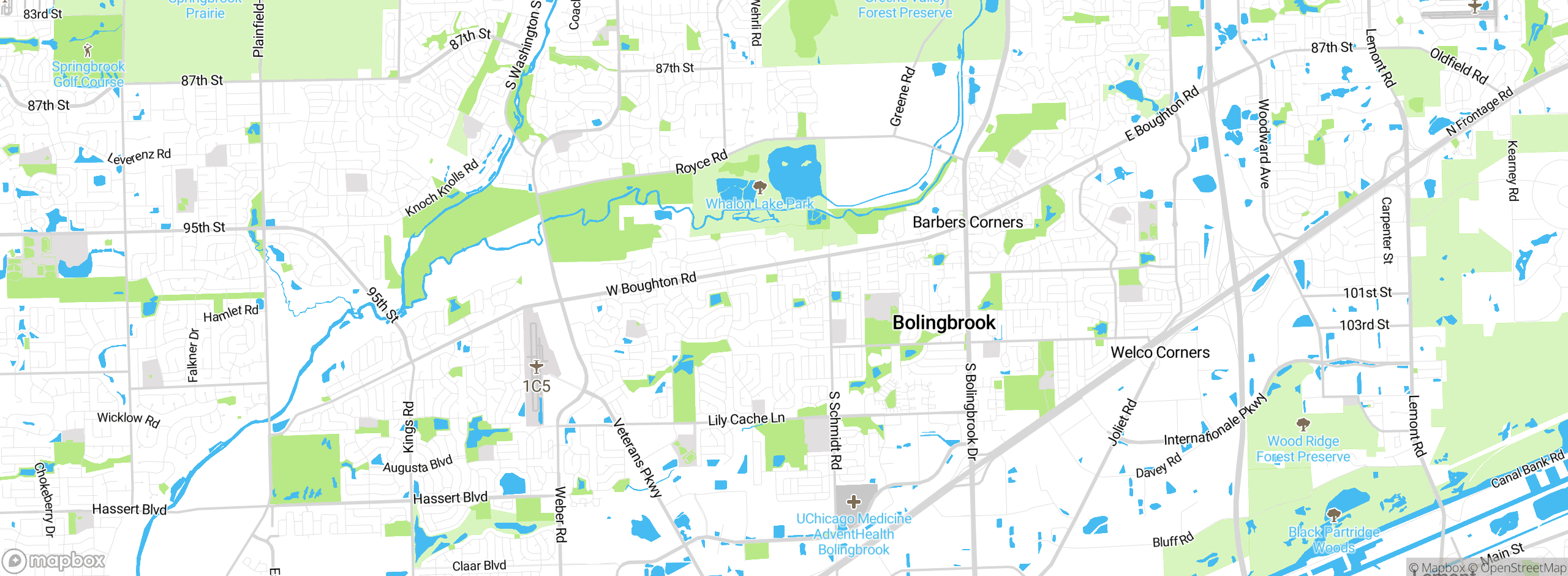 Map showing approximate location