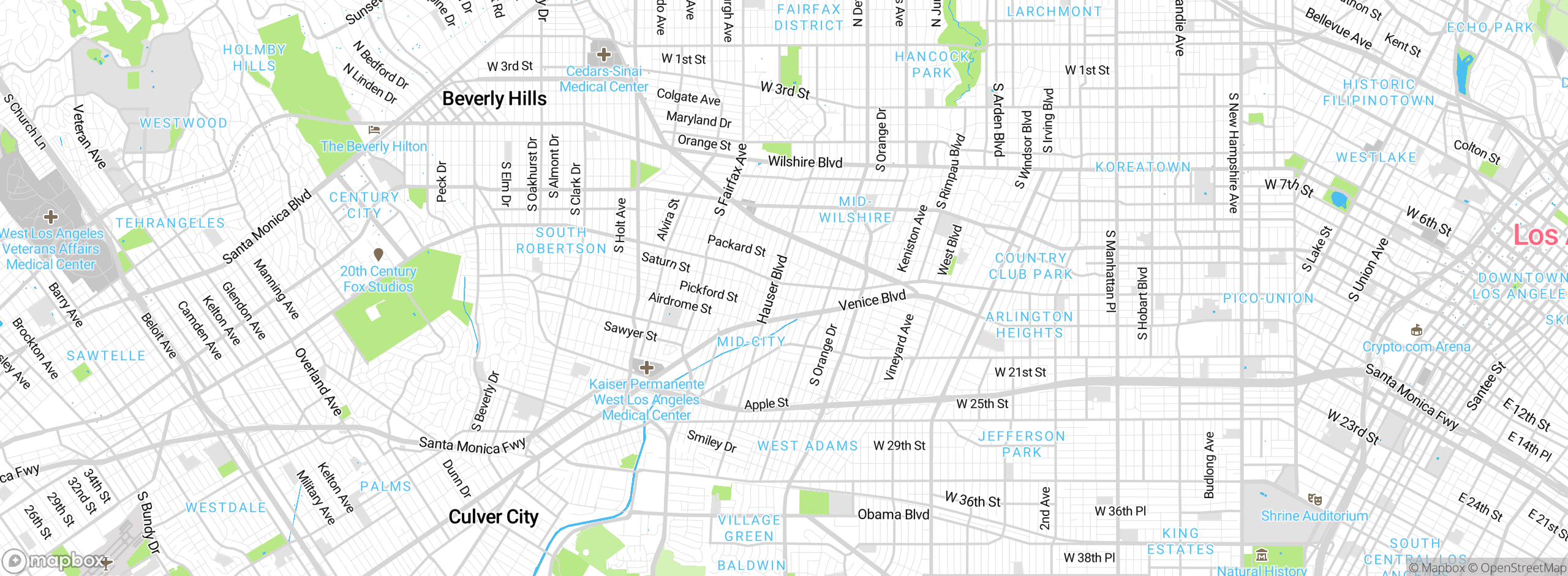 Map showing approximate location