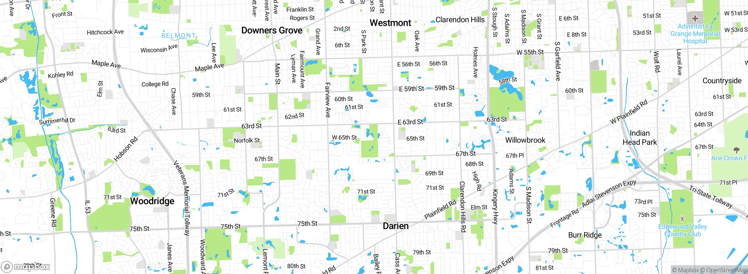 Map showing approximate location