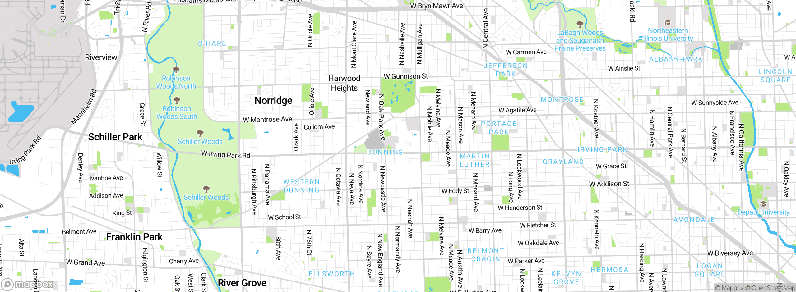 Map showing approximate location