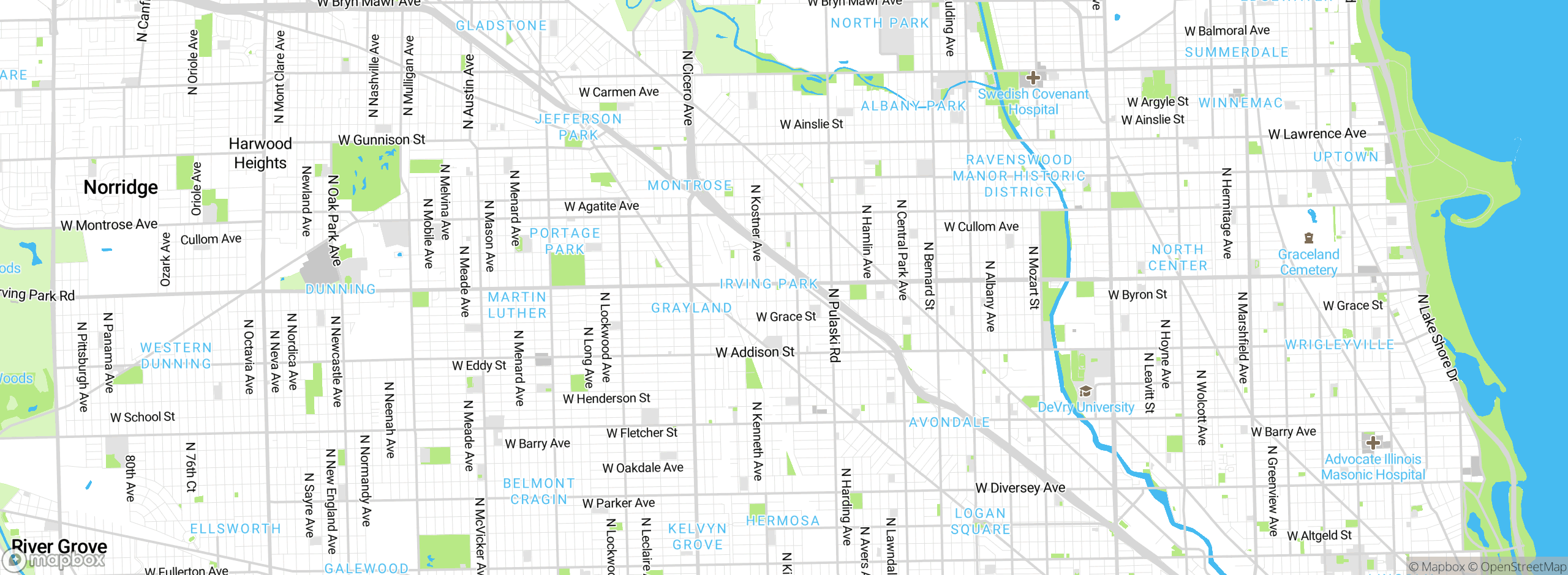Map showing approximate location