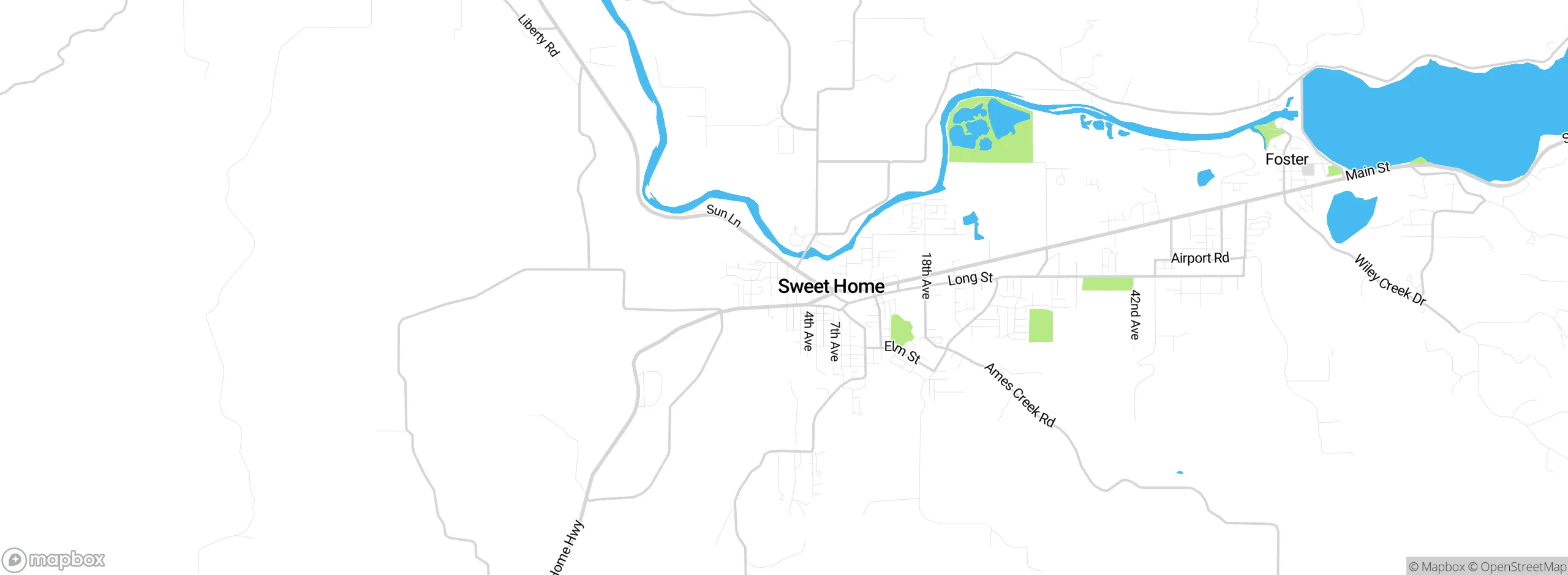 Map showing approximate location