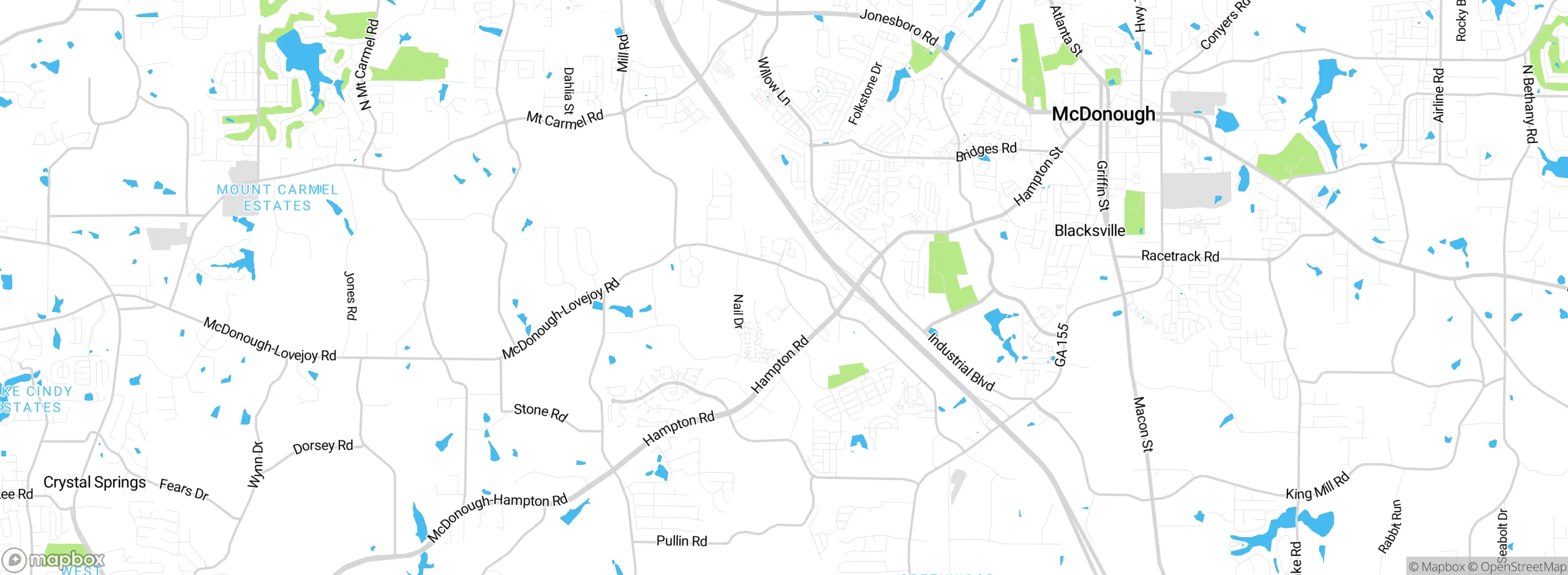 Map showing approximate location
