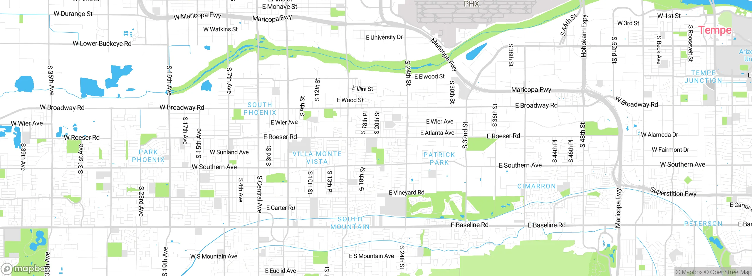 Map showing approximate location