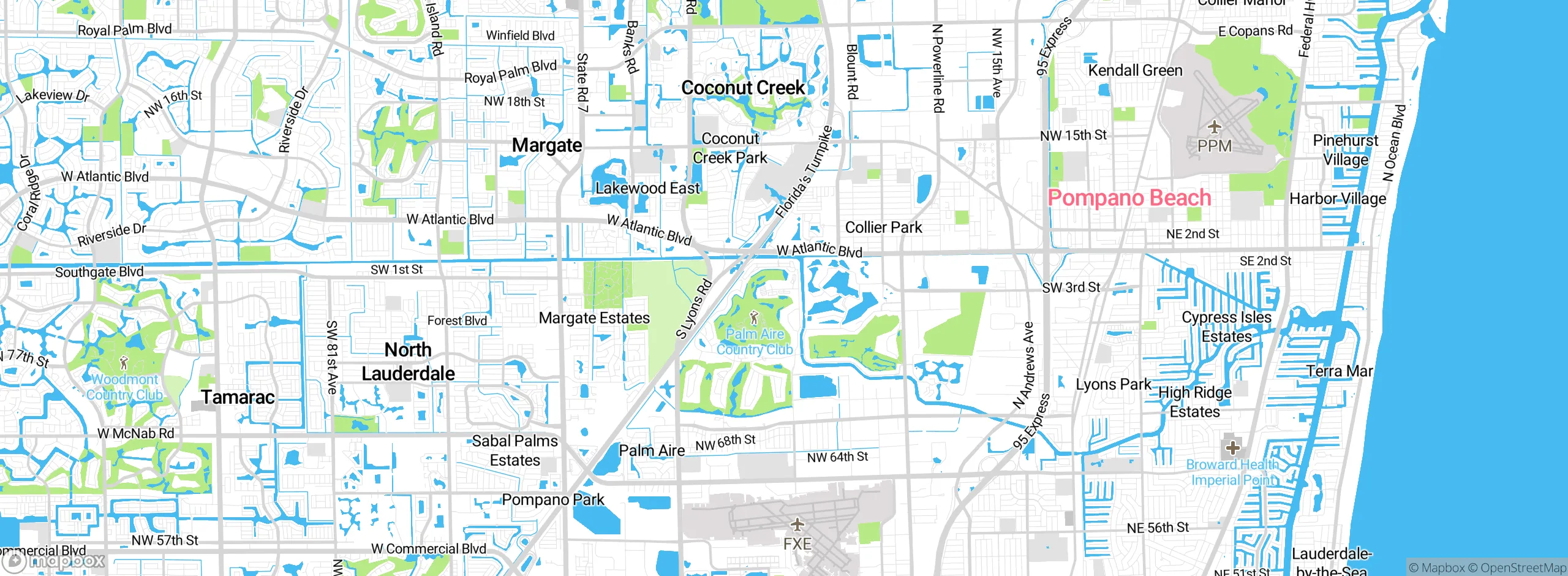 Map showing approximate location
