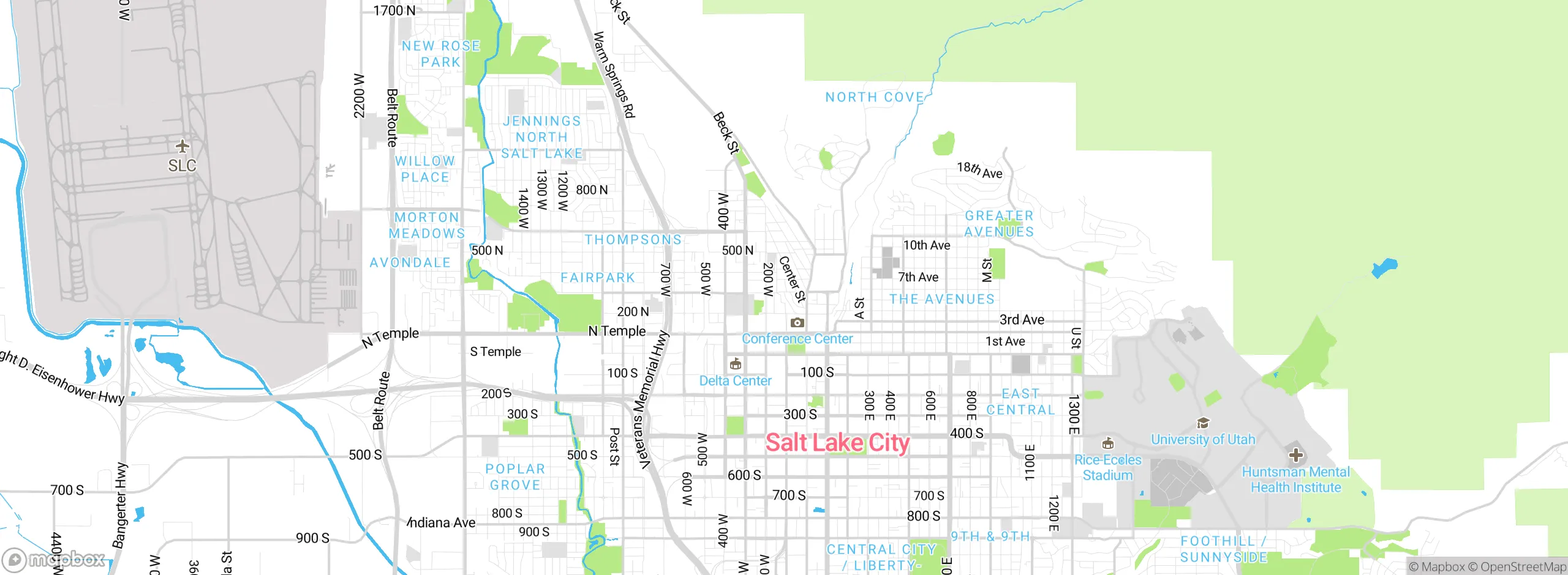 Map showing approximate location