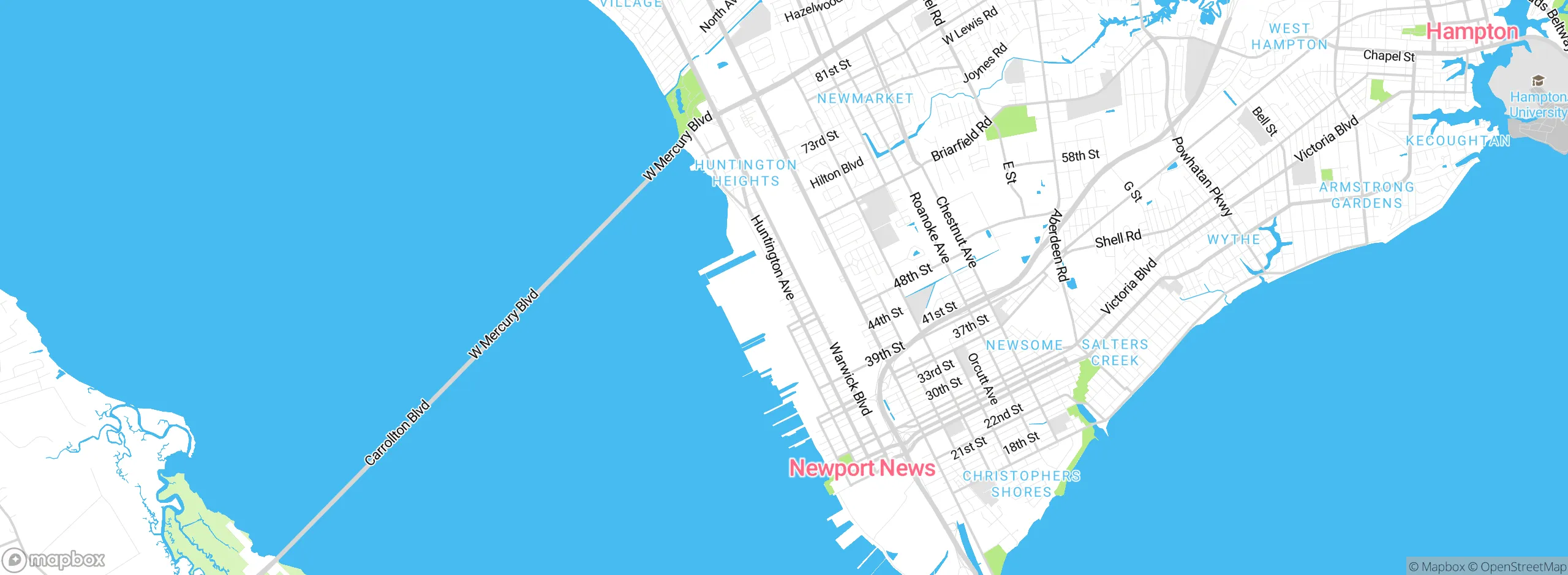 Map showing approximate location