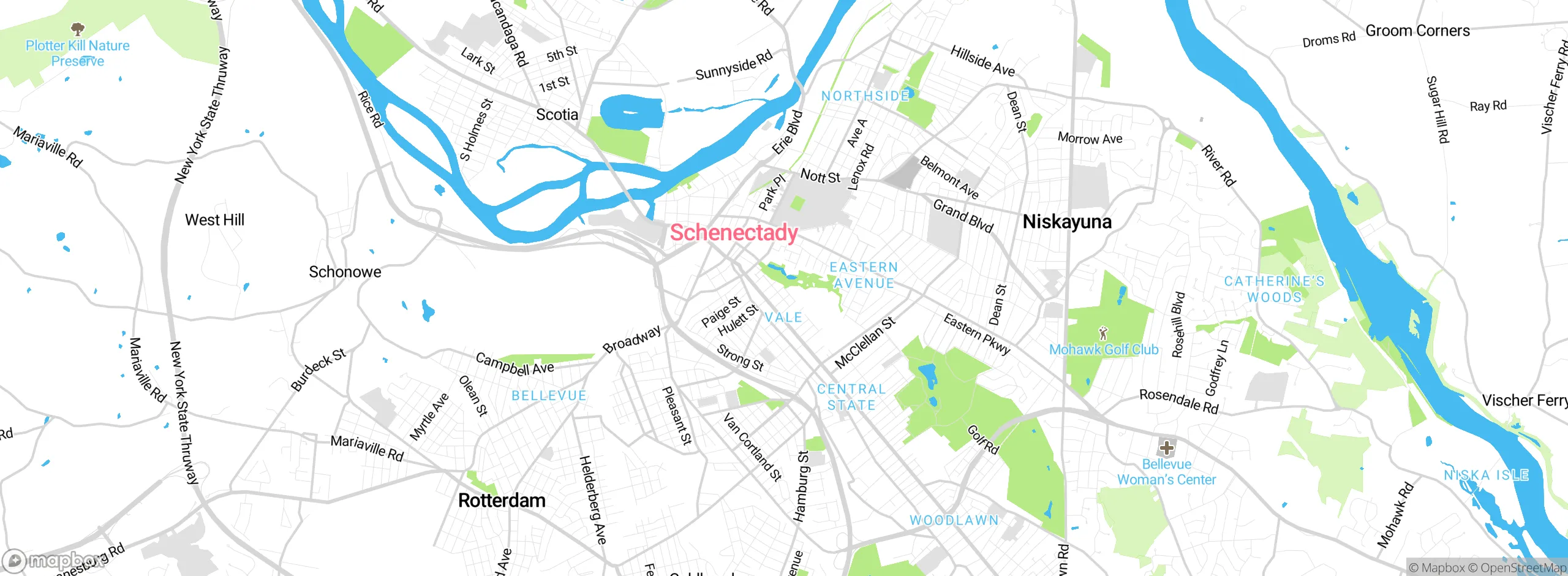 Map showing approximate location