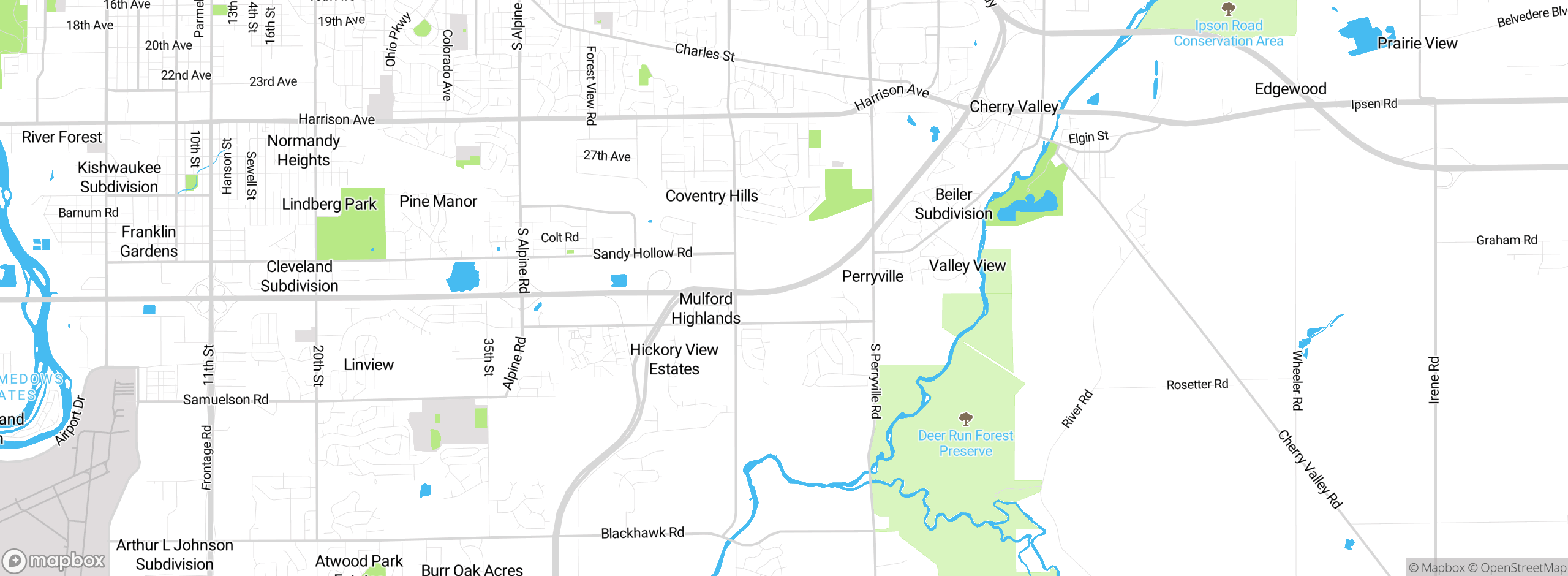 Map showing approximate location