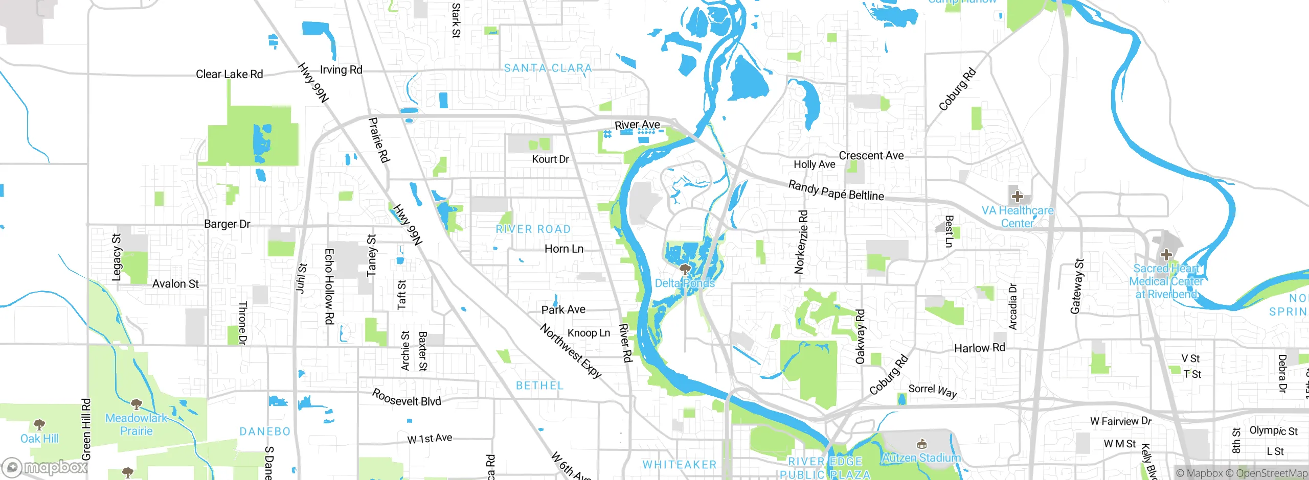 Map showing approximate location