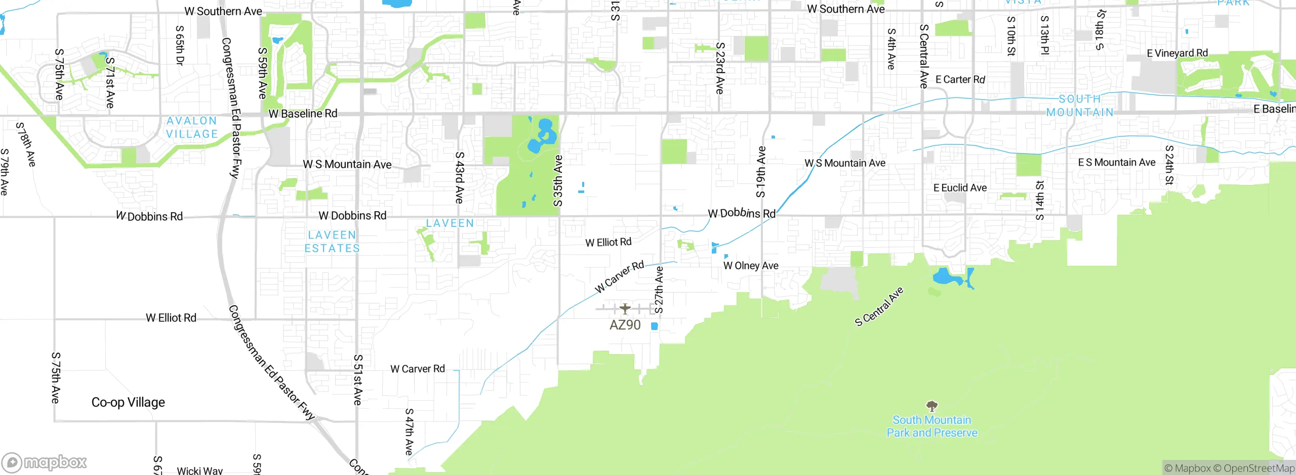 Map showing approximate location