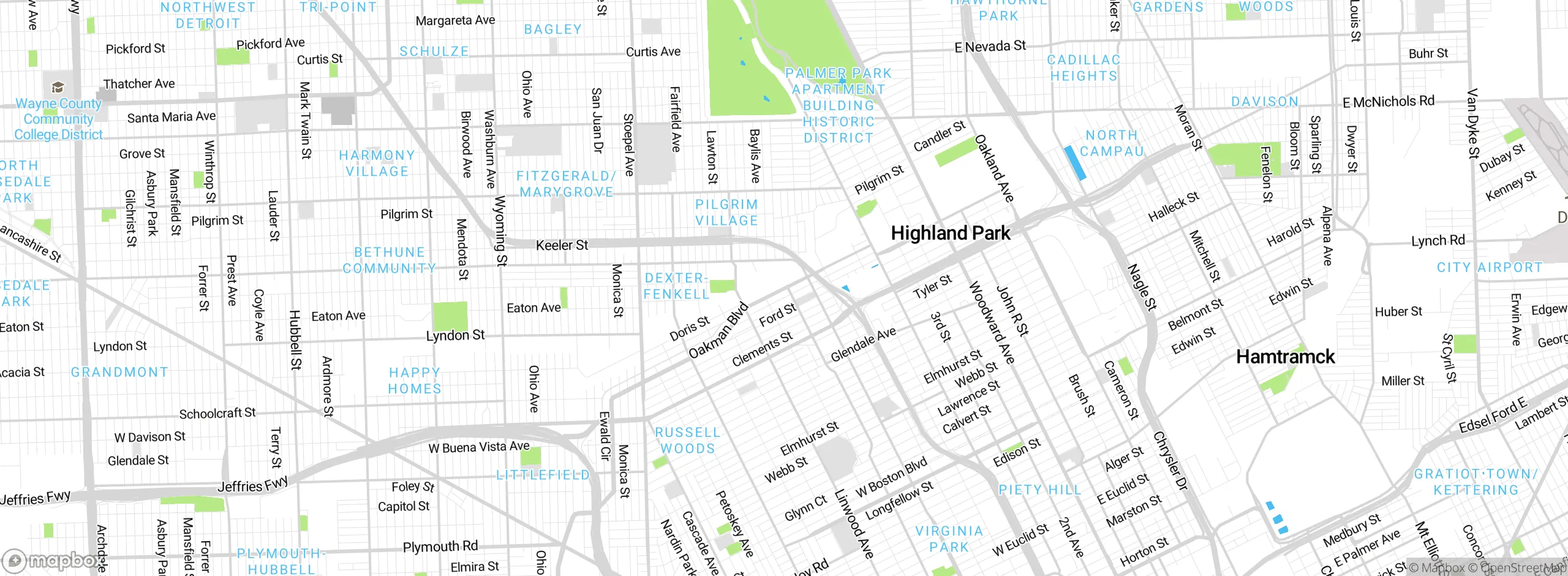 Map showing approximate location