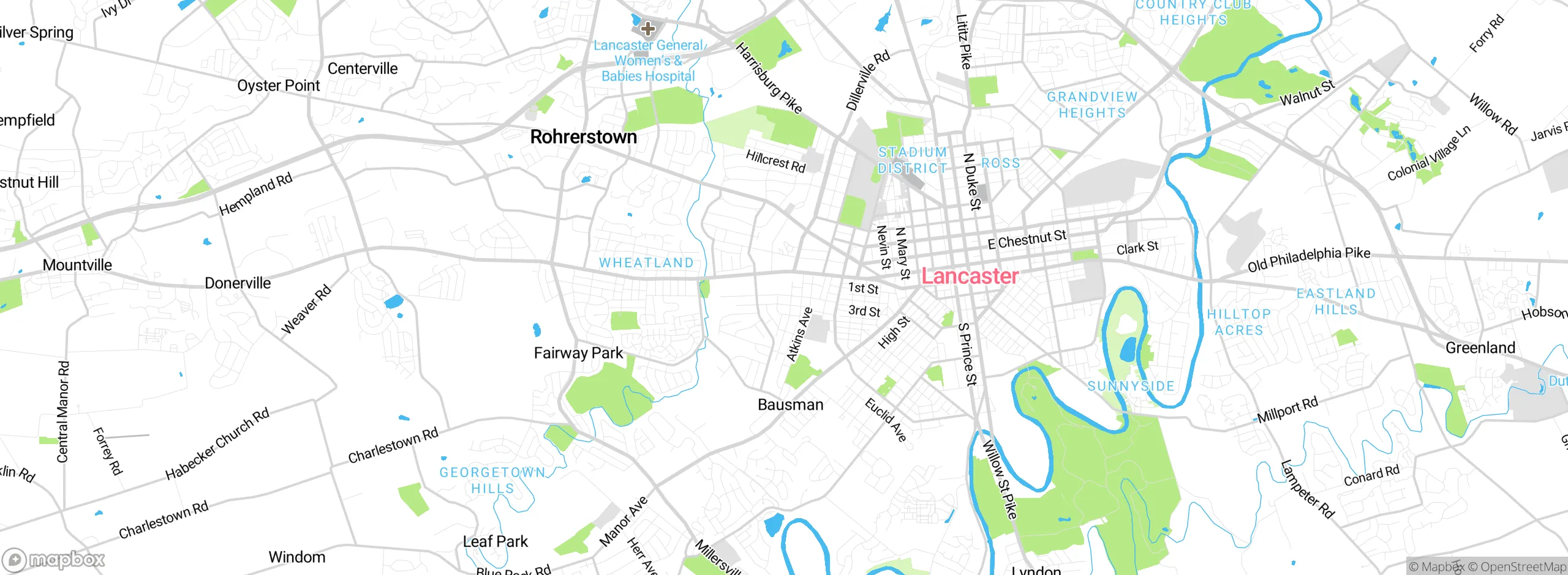 Map showing approximate location