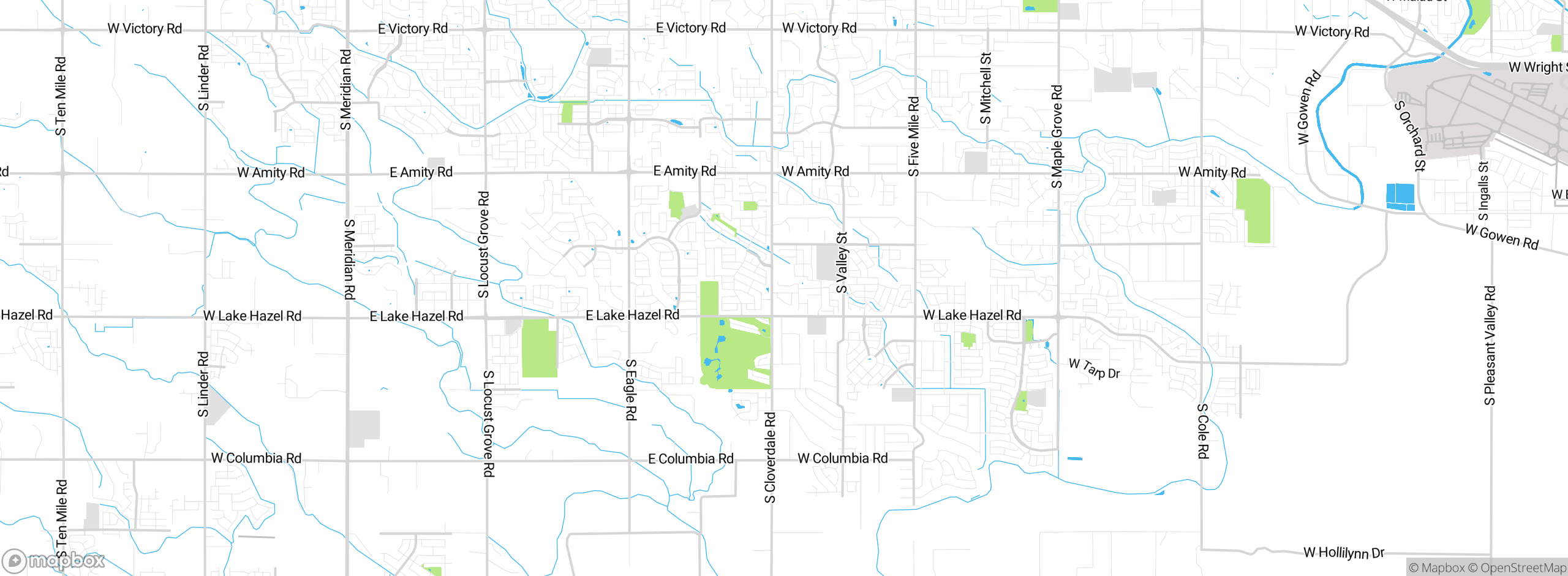 Map showing approximate location
