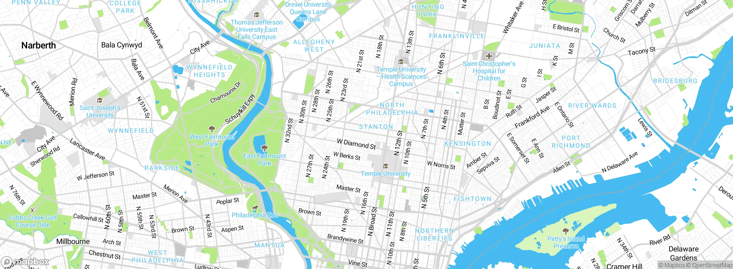 Map showing approximate location