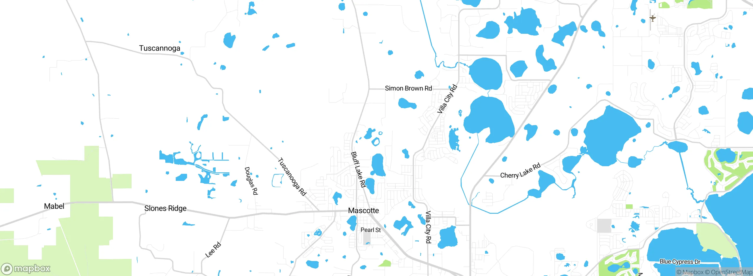 Map showing approximate location