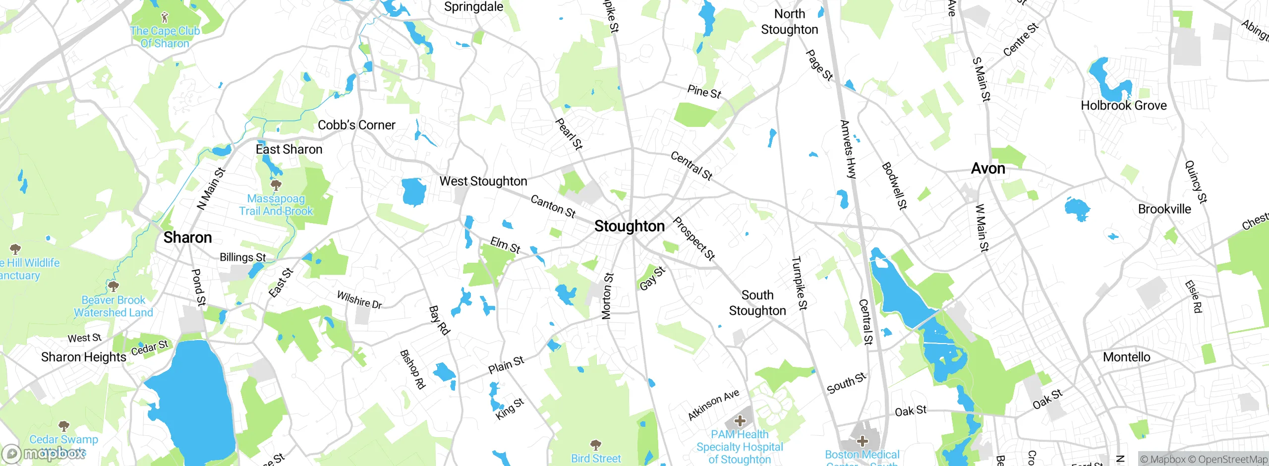 Map showing approximate location