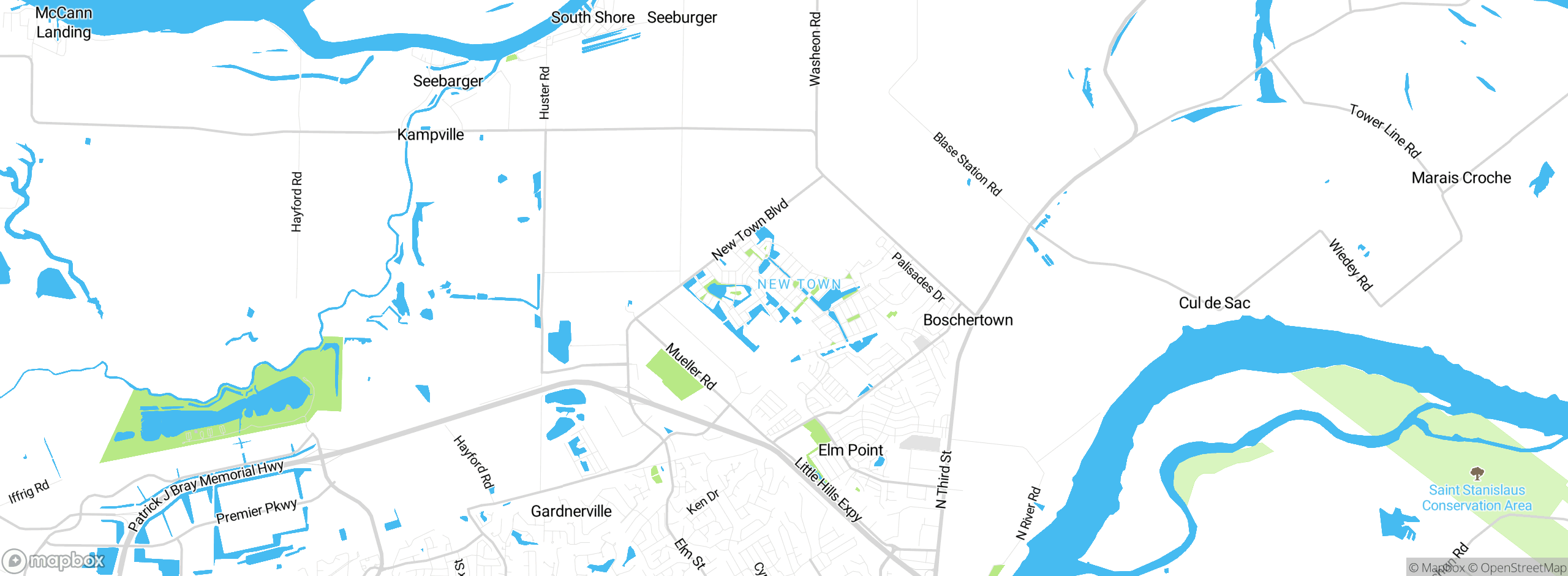 Map showing approximate location