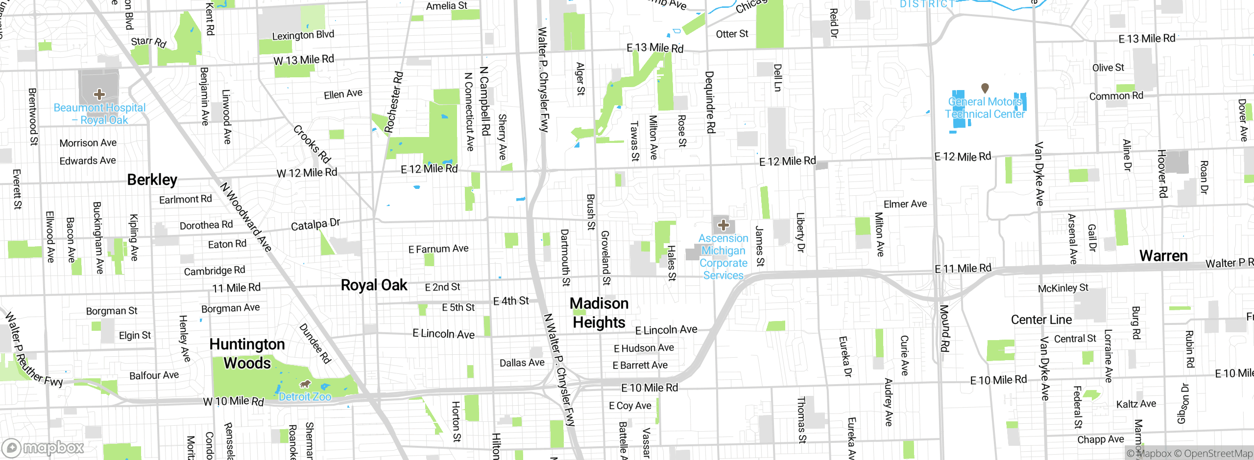 Map showing approximate location