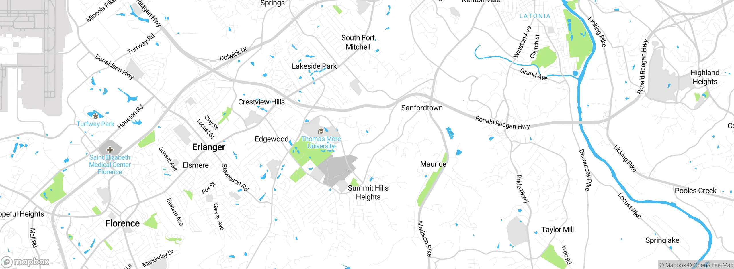 Map showing approximate location