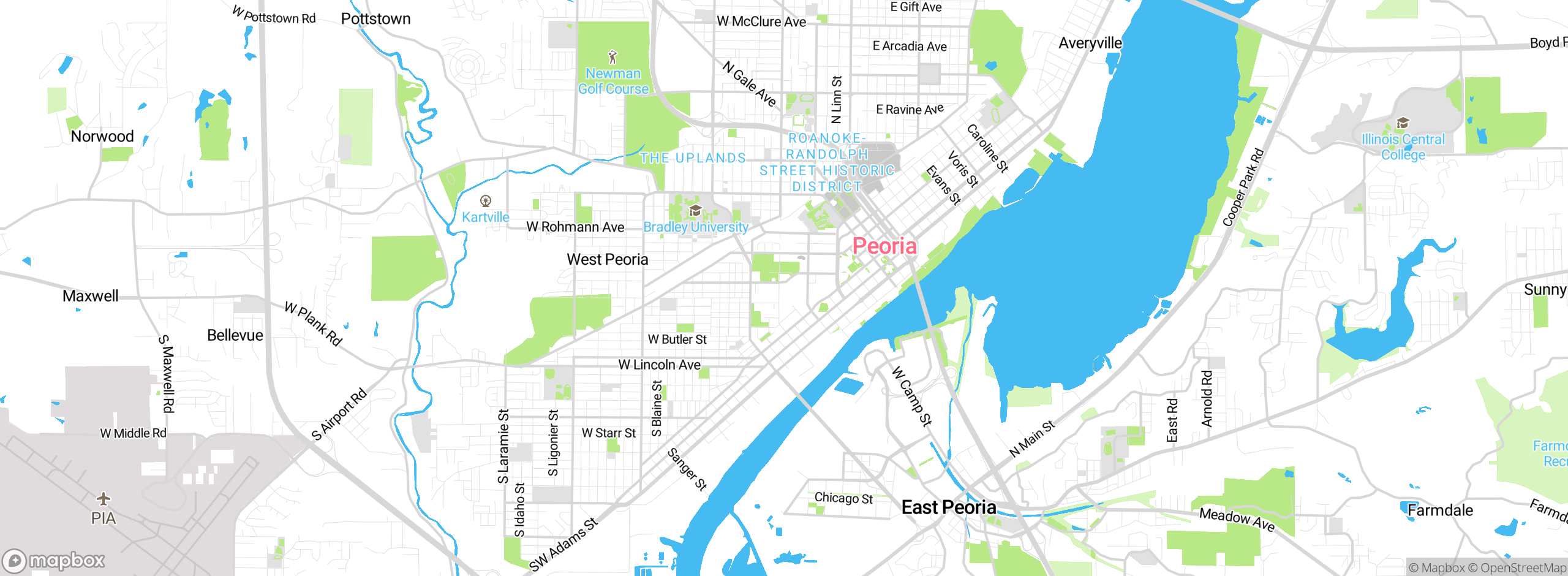 Map showing approximate location