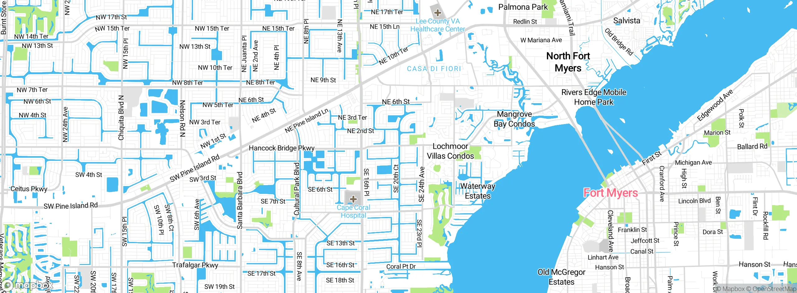 Map showing approximate location