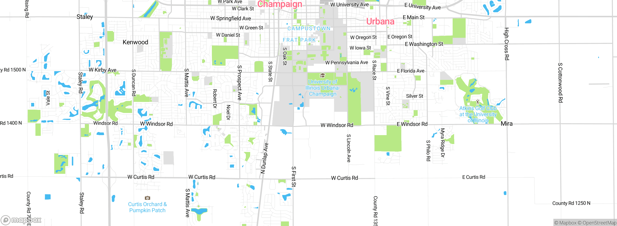Map showing approximate location