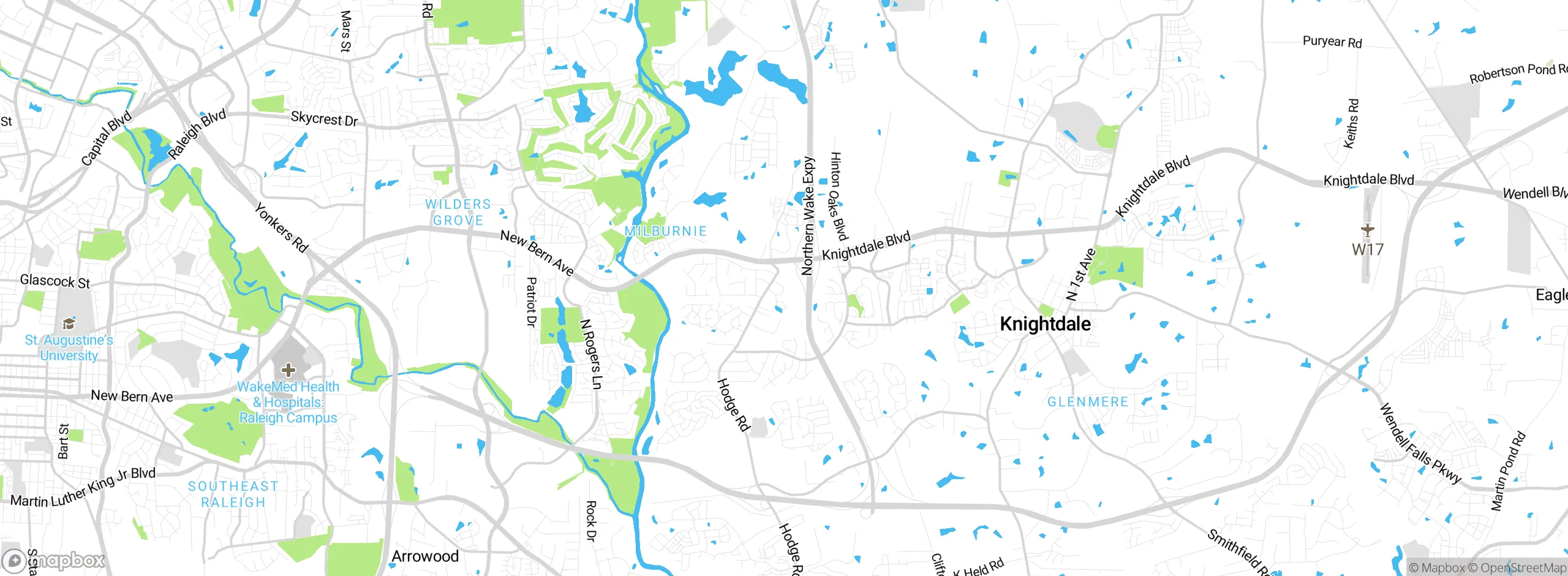 Map showing approximate location
