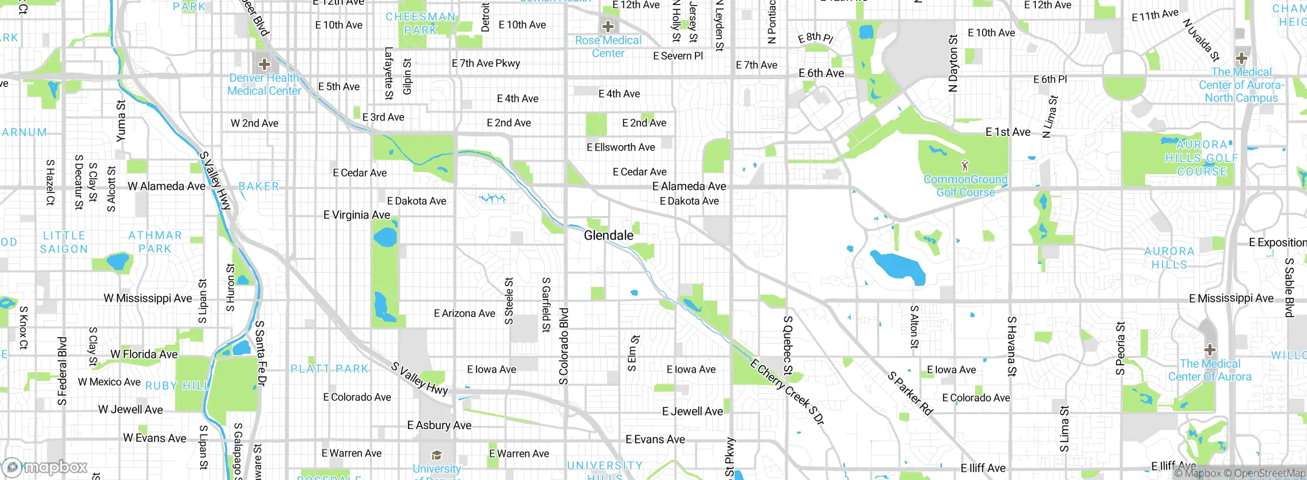 Map showing approximate location