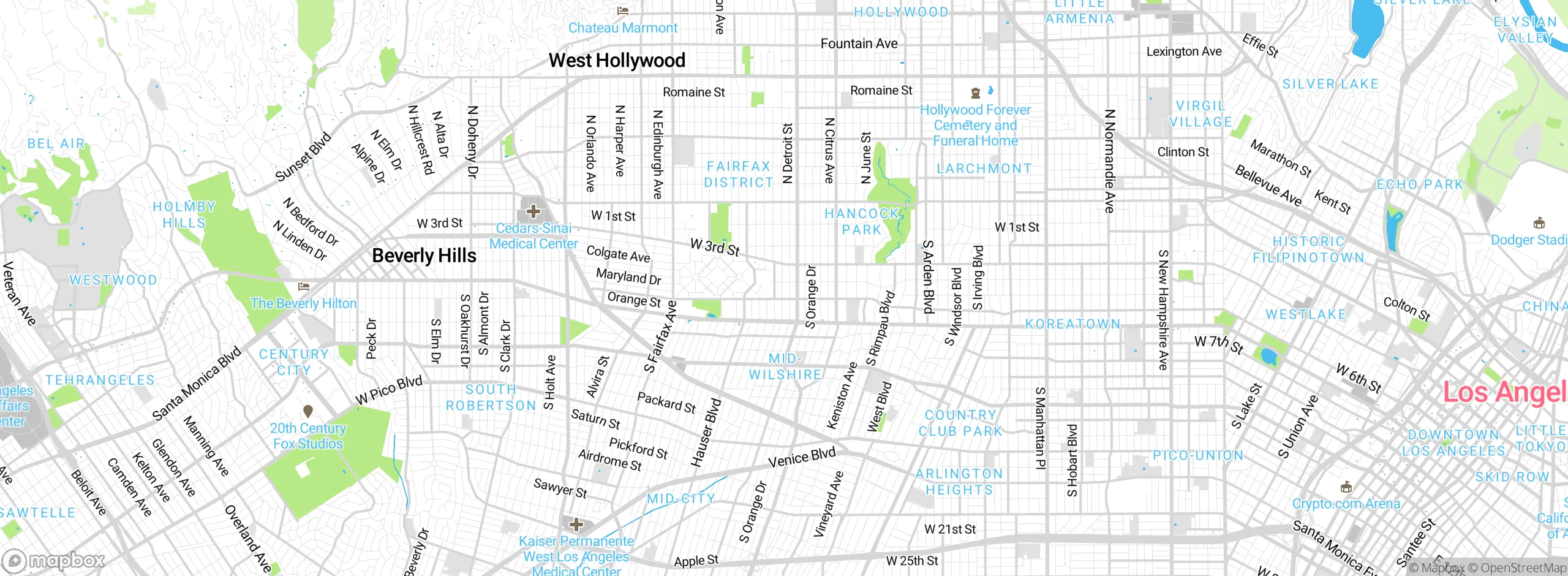Map showing approximate location