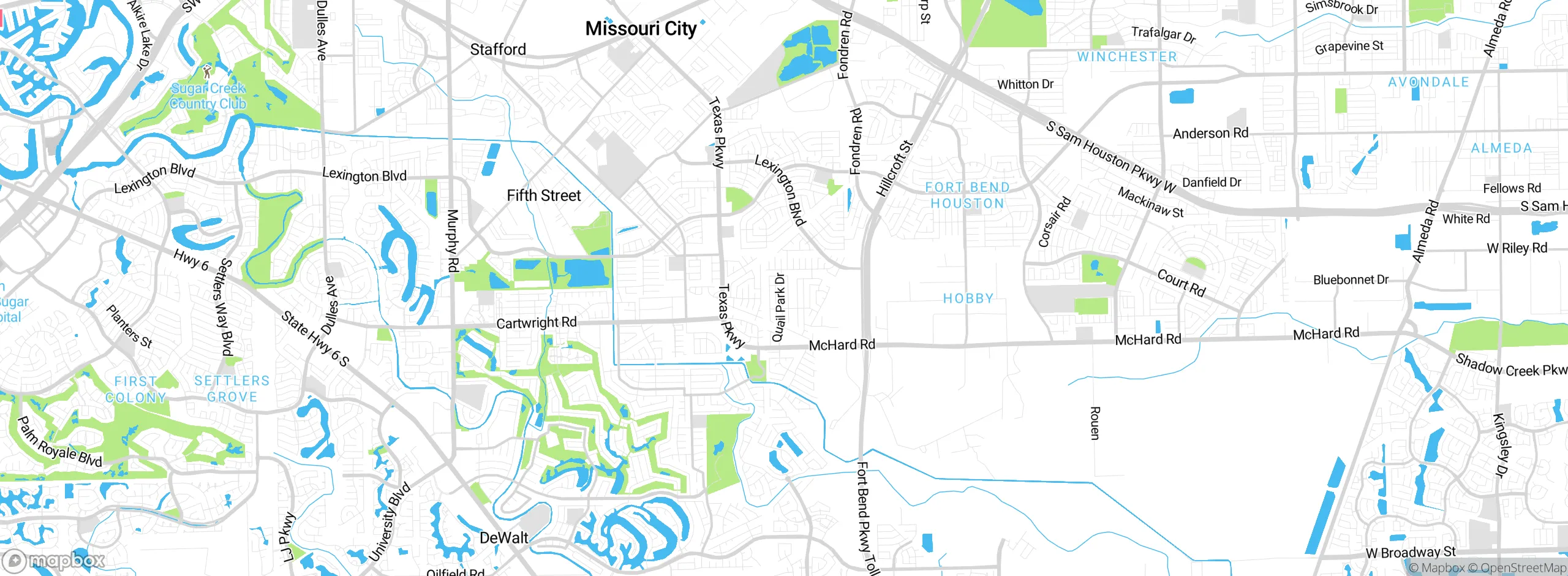 Map showing approximate location