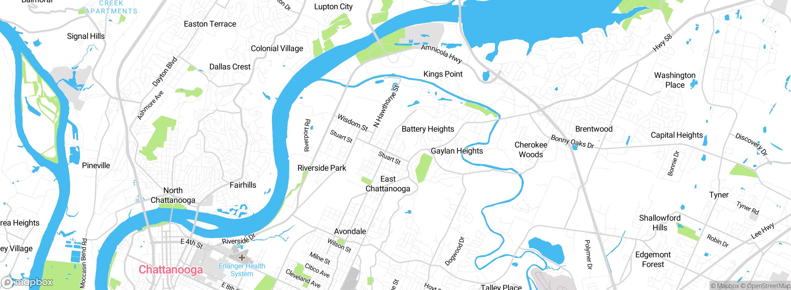 Map showing approximate location