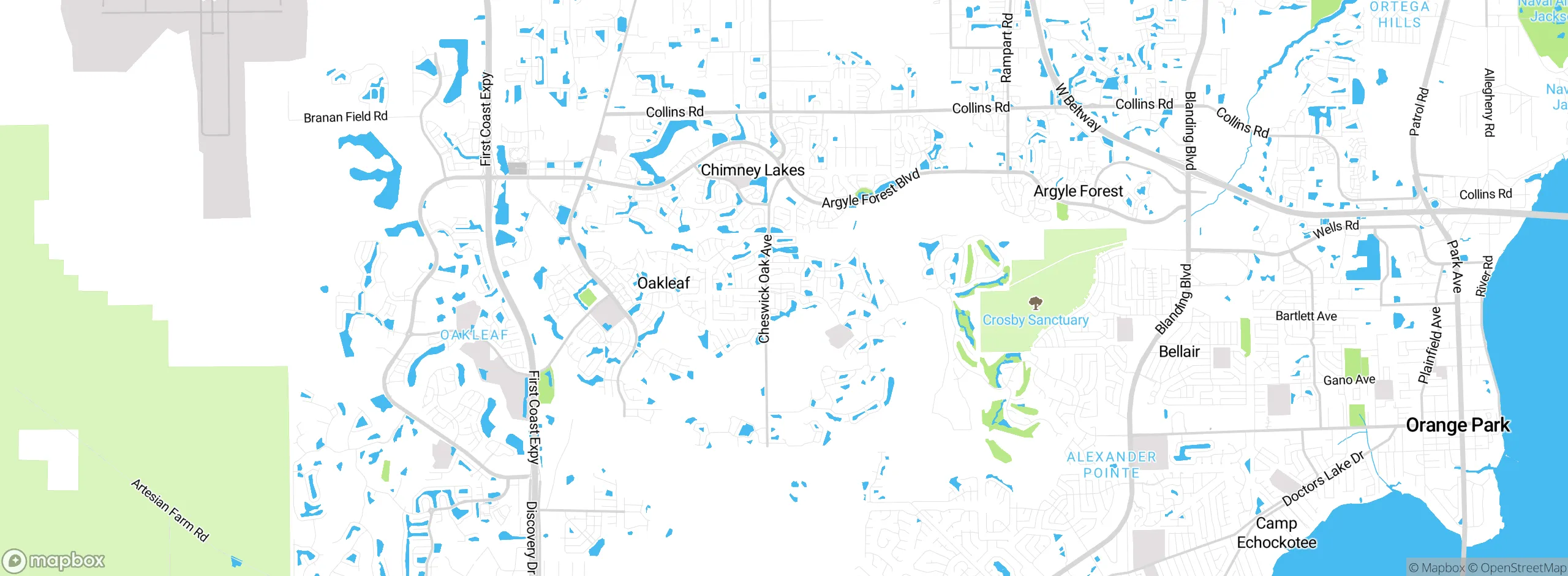 Map showing approximate location