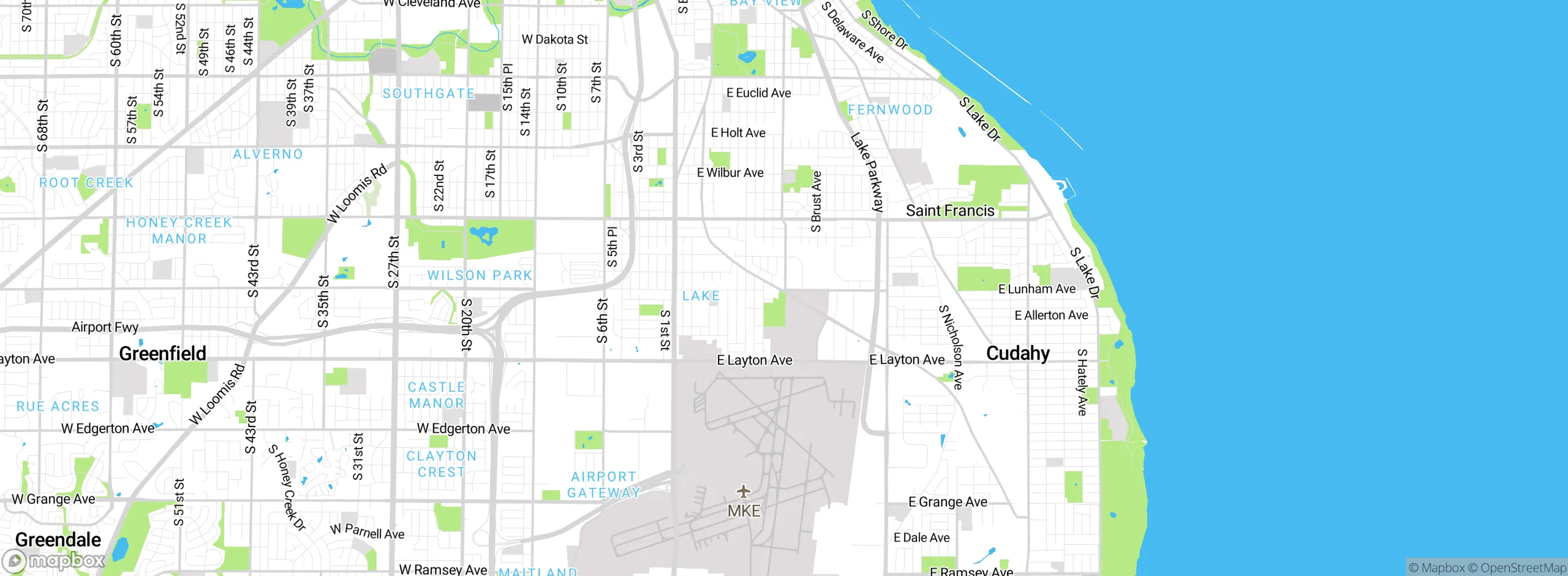 Map showing approximate location