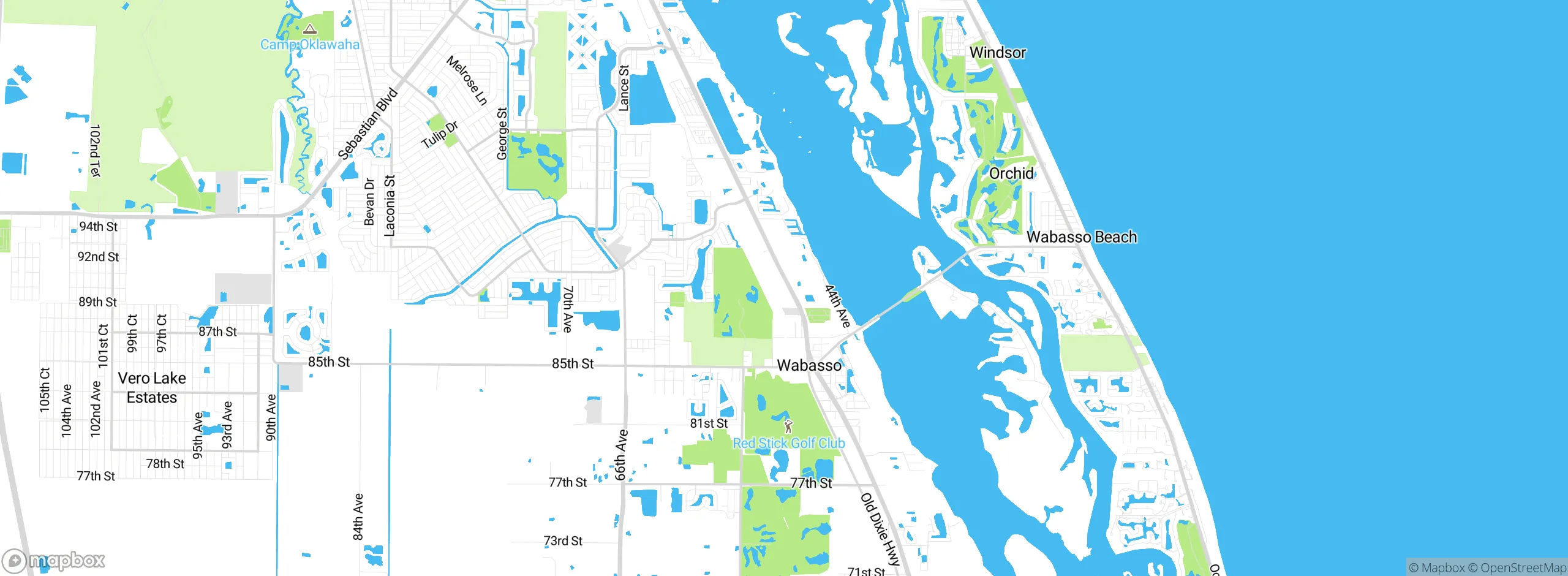 Map showing approximate location