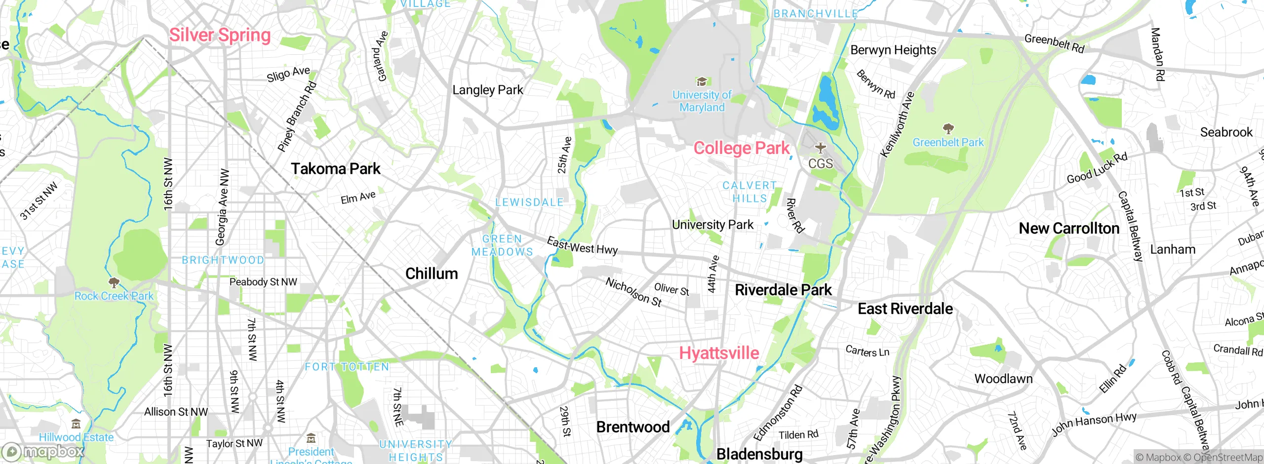 Map showing approximate location