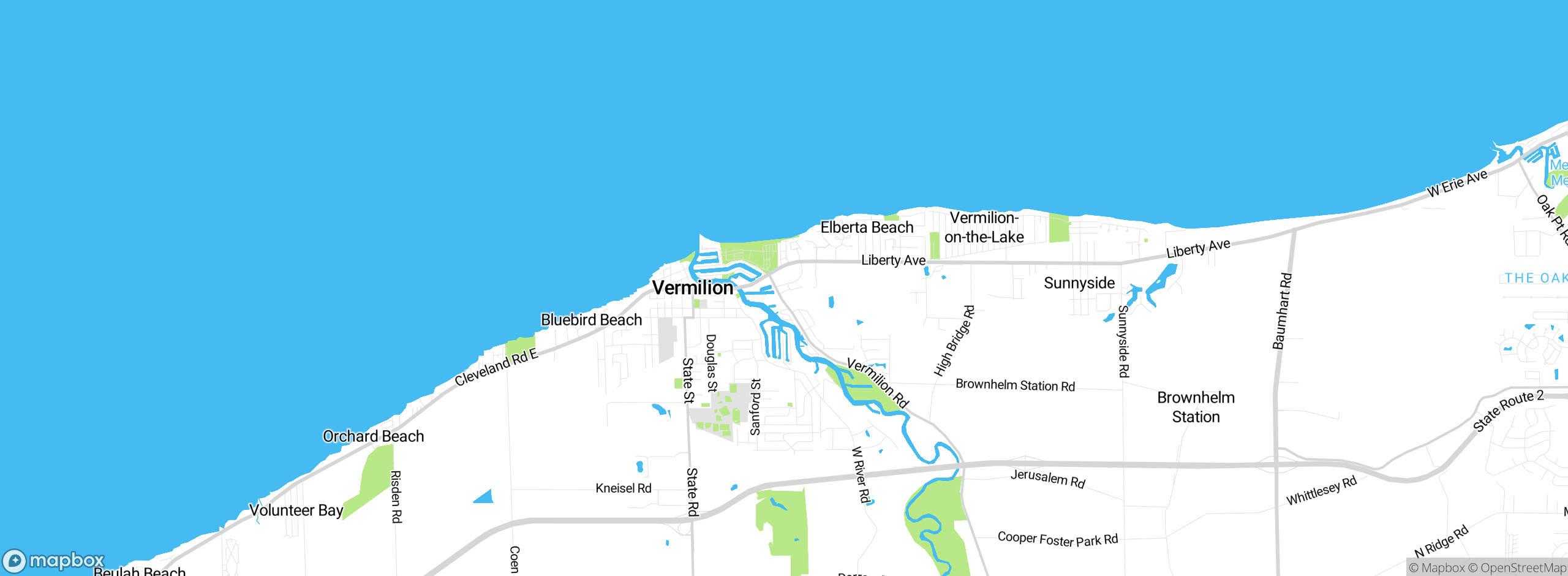 Map showing approximate location