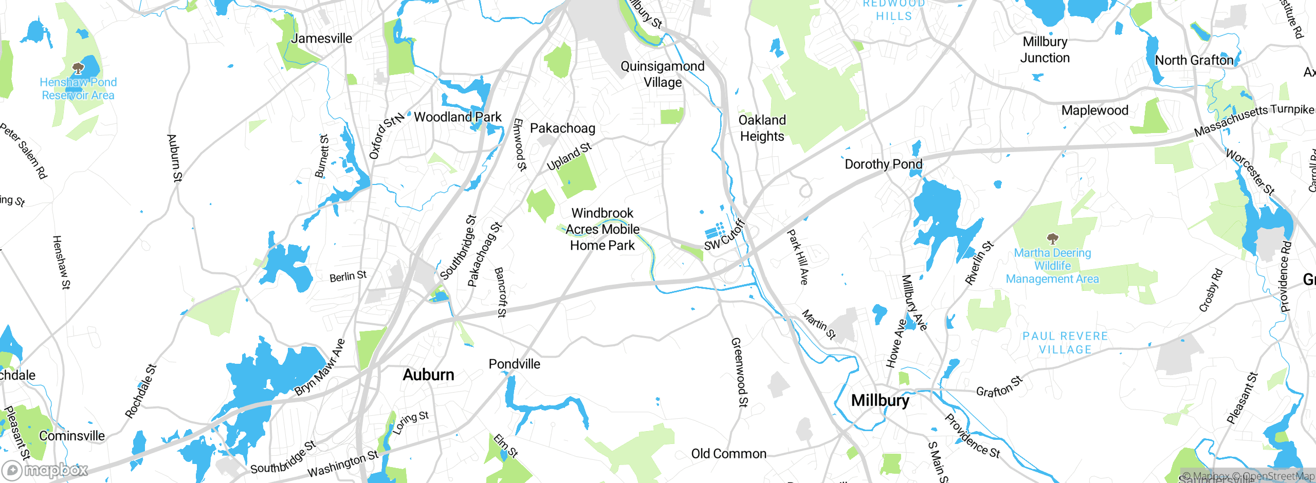 Map showing approximate location