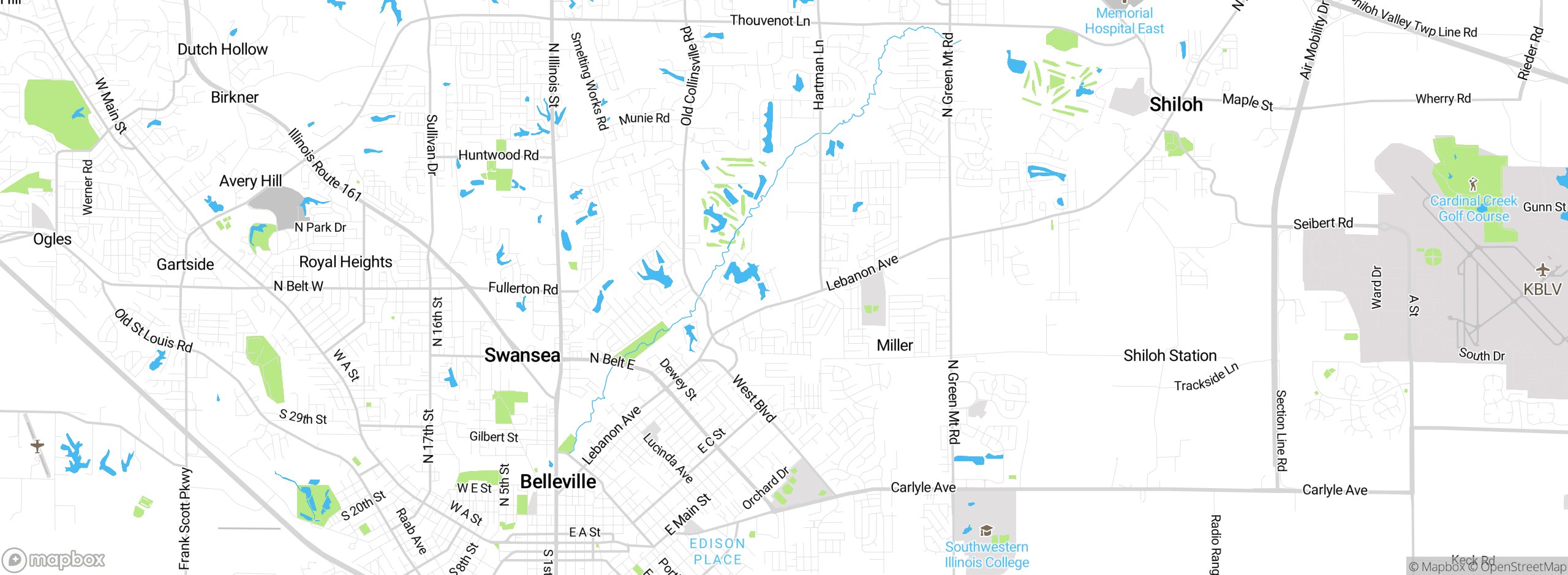 Map showing approximate location