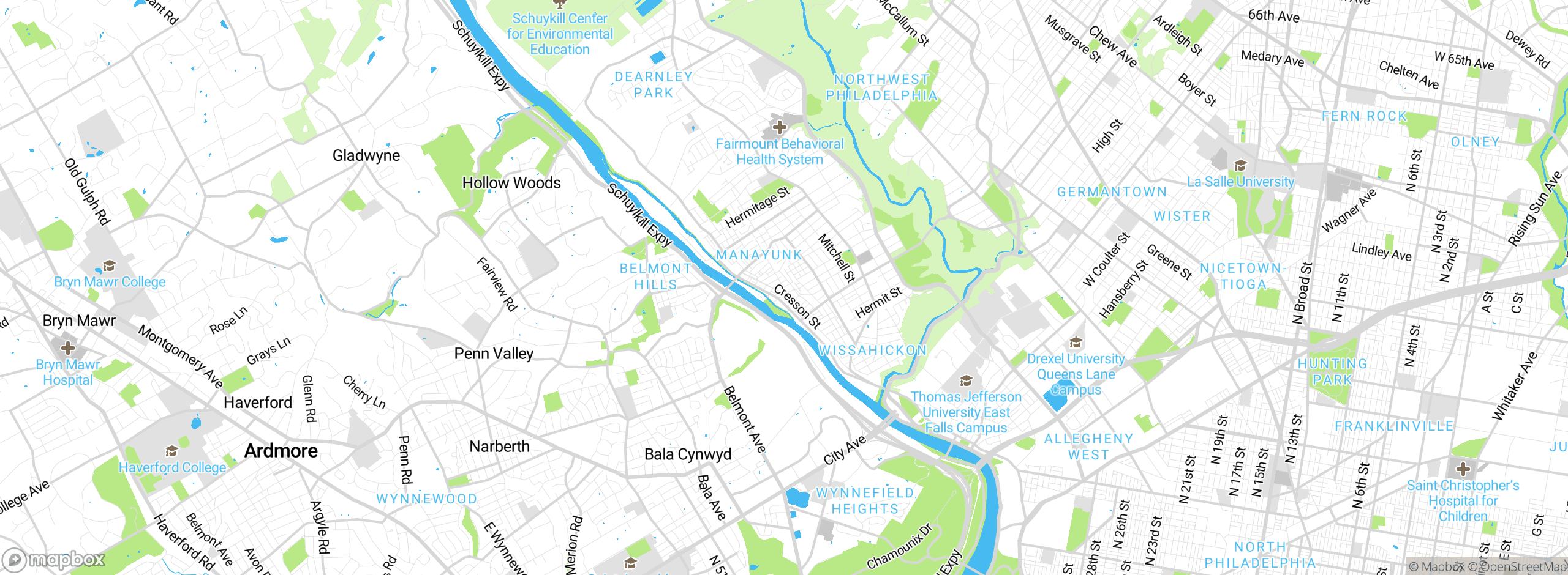 Map showing approximate location