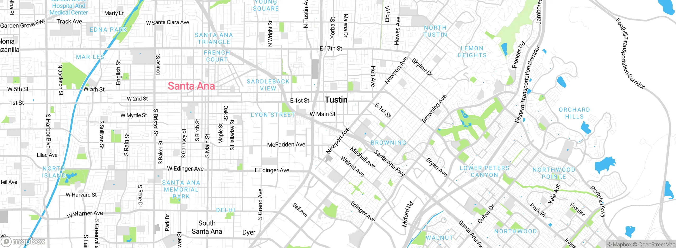 Map showing approximate location