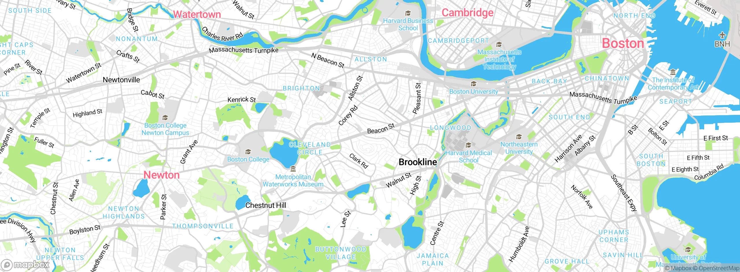 Map showing approximate location