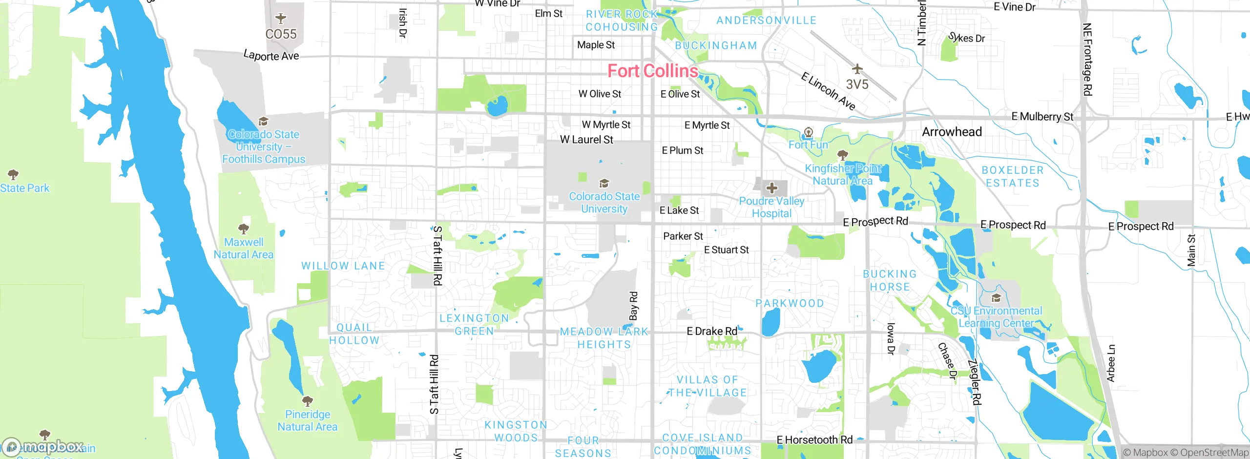 Map showing approximate location