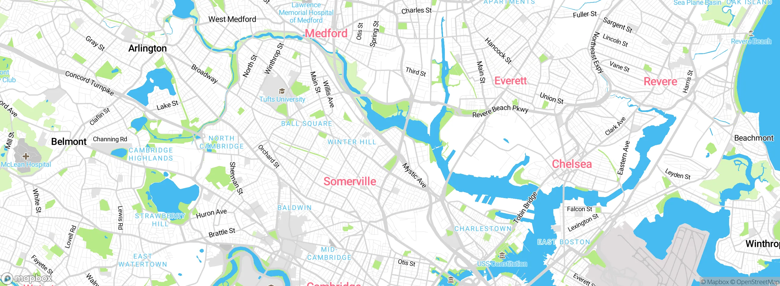 Map showing approximate location
